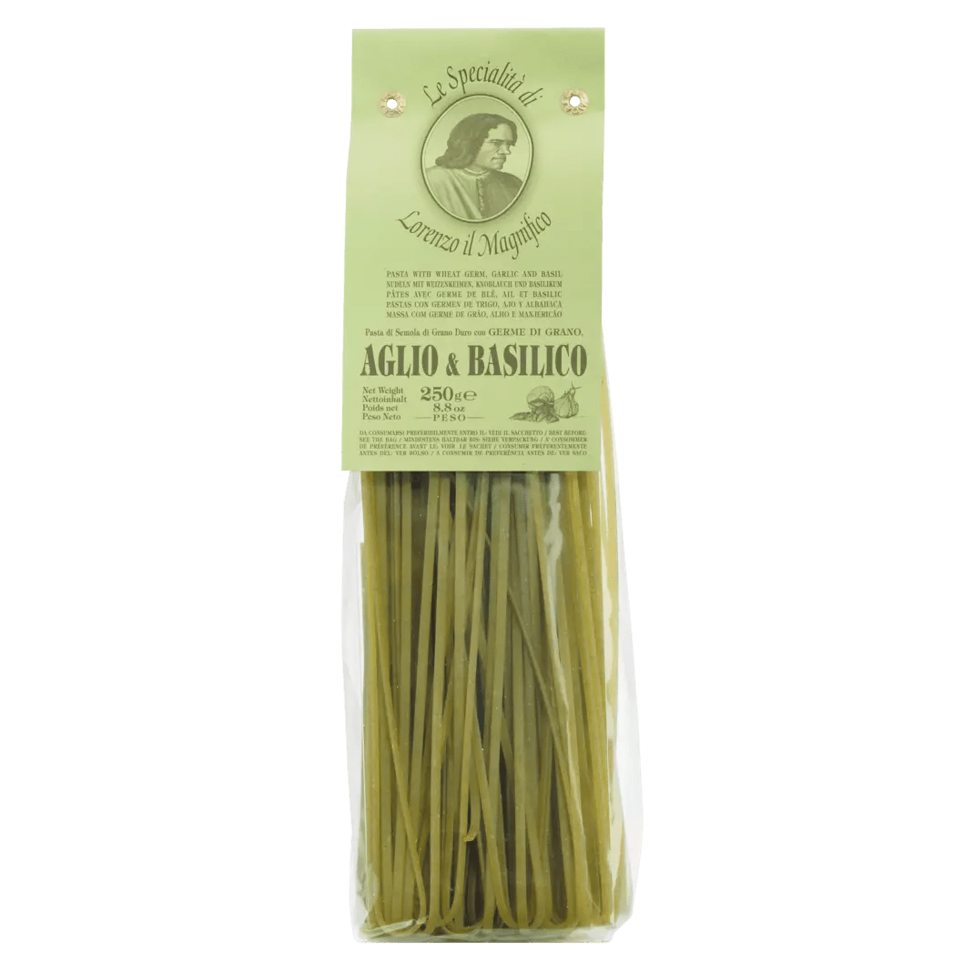 Linguine mit Knoblauch &amp; Basilikum (250g)